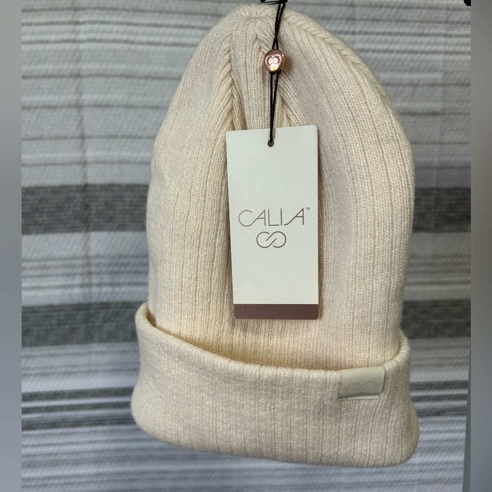 Calia Ribbed Knit Beanie | Ladies | Ivory